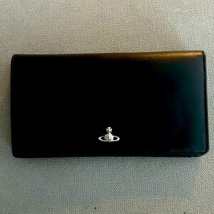 Black soft leather NEVER USED Vivienne Westwood wallet
